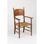 William Birch, High Wycombe/A set of five oak dining chairs, early 20th Century,