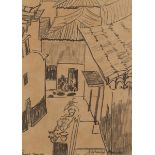 Charles Breaker (1906-1985)/Poros Street/signed and inscribed;