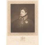 Thomas Lupton after Abraham Wivell/Portraits of King George IV and the Duke of Clarence/published
