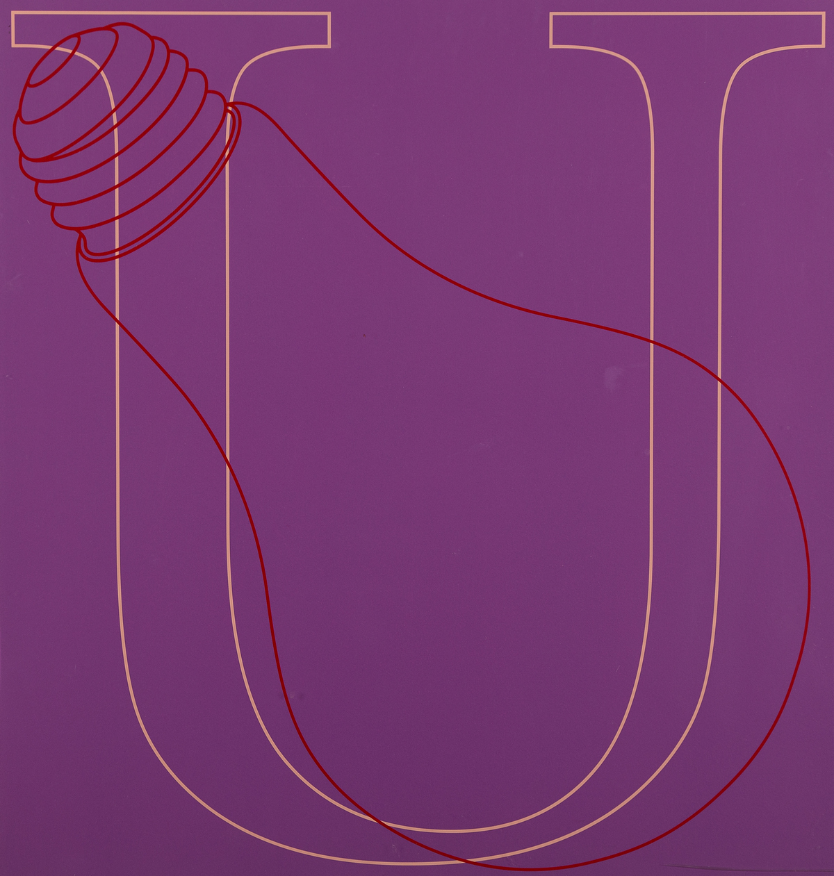 Michael Craig-Martin (born 1941)/U (from the Alphabet series,