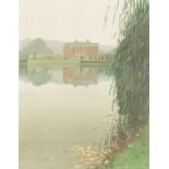 Gerald Mynott (British, born 1957)/View of Chevening House, Kent/signed and dated 1987/watercolour,