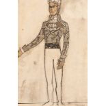 Nicholas Georgiadis (1923-2001)/Design for Rudolf Nureyev's costume in 'Nutcracker',