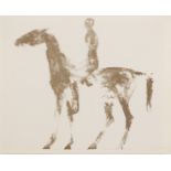Elisabeth Frink RA (1930-1993)/Horse and Rider, 1970/lithograph, paper size 26cm x 31.