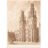 Early 19th Century/The East Front of the Principal Quadrangle of All Souls College/aquatint,