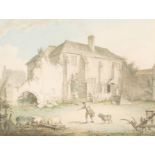 Robert Hills OWS (British 1769-1844)/Bradsole or St Radegund's Abbey,