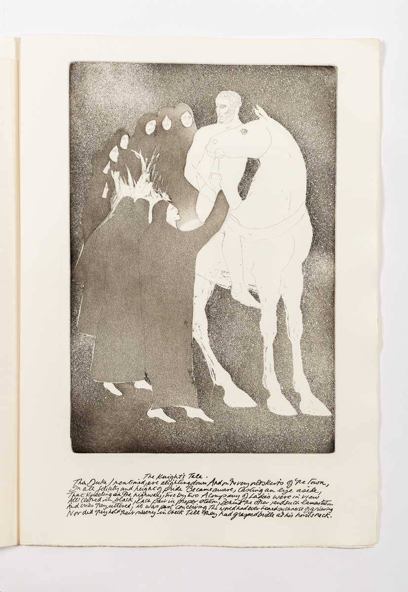 Elisabeth Frink RA (1930-1993)/Canterbury Tales II (Wiseman 58-76)/set of 19 etchings with aquatint,