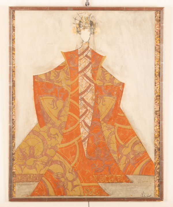 Stefanos Lazaridis (1942-2010)/Costume design for a projected production of Turandot/watercolour, - Image 2 of 2