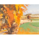 Bob Rudd (born 1944)/Autumn Landscape/watercolour,