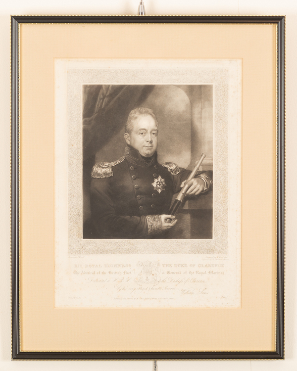 Thomas Lupton after Abraham Wivell/Portraits of King George IV and the Duke of Clarence/published - Image 4 of 4