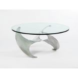 Knut Hesterberg (born 1941) for Ronald Schmitt/A Propeller coffee table, model K-9,