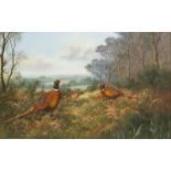 W Reeve (Contemporary)/Pheasant in a Landscape/oil on canvas,