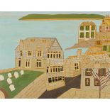 Bryan Pearce (1929-2006)/Chy-an-Eglos from the Artist's Window, St Ives (1963)/signed/oil on board,