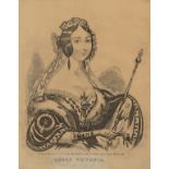 J K Green (19th Century)/Queen Victoria/print,
