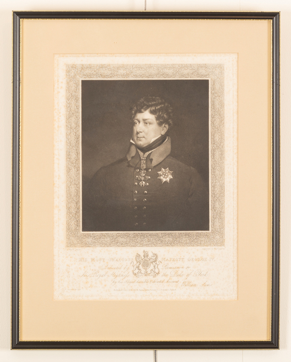Thomas Lupton after Abraham Wivell/Portraits of King George IV and the Duke of Clarence/published - Image 3 of 4
