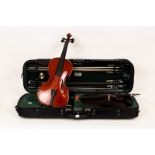 A Stentor Conservatoire violin by Stentor Music Co, no 1203567, (needs bridge fitting),