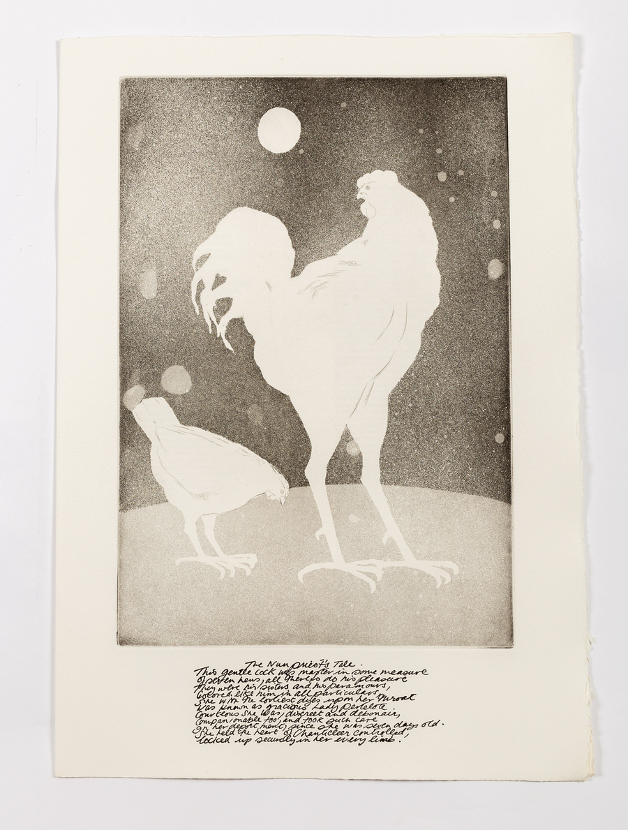 Elisabeth Frink RA (1930-1993)/Canterbury Tales II (Wiseman 58-76)/set of 19 etchings with aquatint, - Image 2 of 7