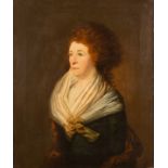 Scandinavian School, late 18th Century/Portrait of a Lady/half-length,