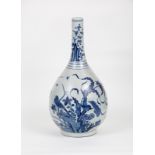 A 19th Century Chinese blue and white bottle vase, 41.