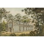 After William Henry Pyne (1769-1843)/The Gothic Conservatory at Carlton House/hand coloured