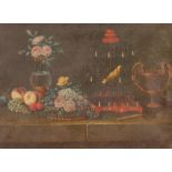 French School, 19th Century/Still Lifes of flowers, fruit,