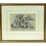 Newton Fielding (1799-1856)/At Rambouillet/signed and dated 1834/pencil, 11.