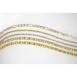An 18ct gold necklace and an 18ct gold bracelet, 41.