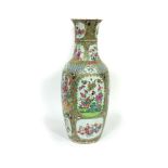 A Cantonese baluster vase,