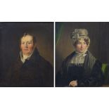 James Lonsdale (1777-1839)/Portraits of Thomas Hargreaves and his Wife Nancy (nee Hoyle)/of