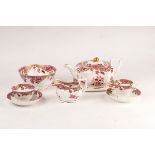 A Spode part tea service, circa 1820, pattern No.