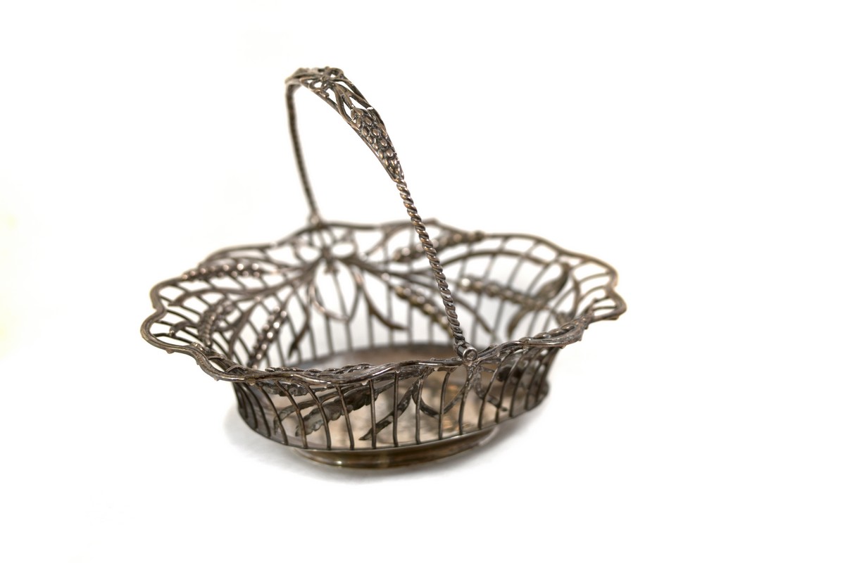 A George III swing-handled silver basket, probably John Henry Vere & William Lutwyche, London