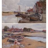 Hubert Coop (1872-1953)/At the Beach/watercolour,