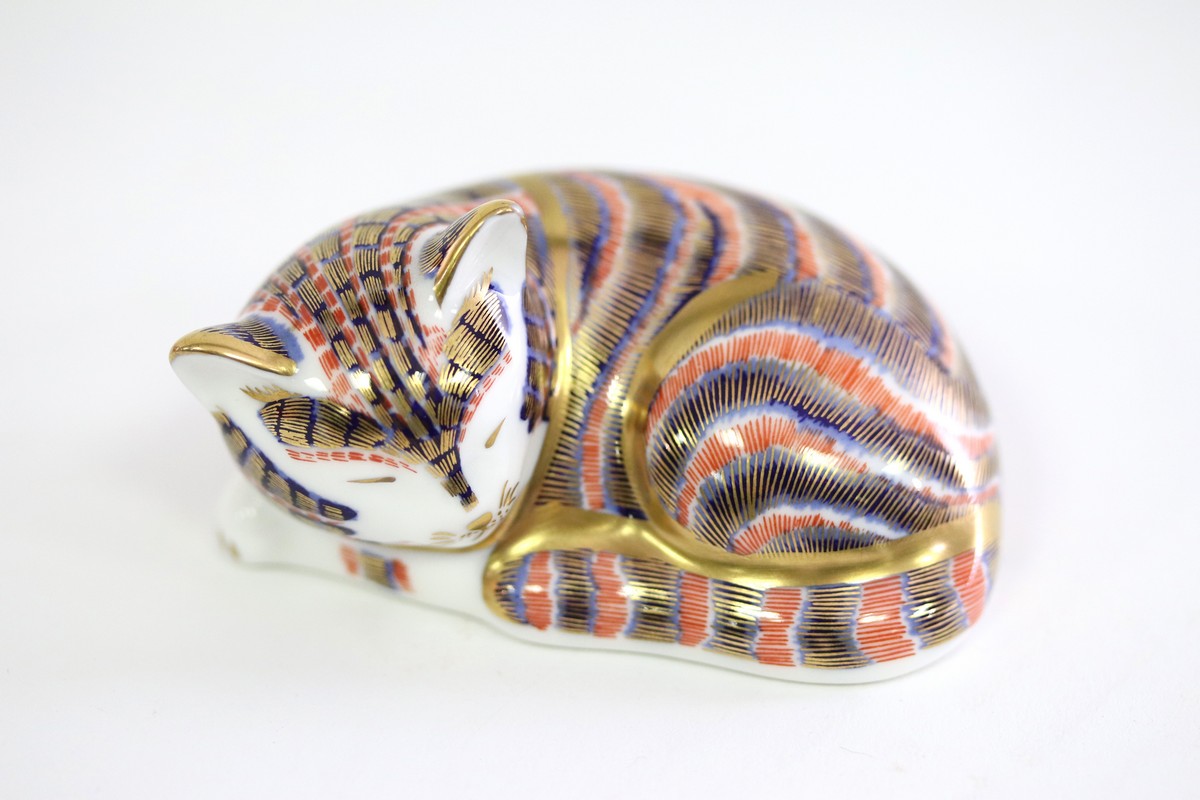 A group of Royal Crown Derby paperweights modelled as various animals including 'Abyssinian' from - Bild 11 aus 13