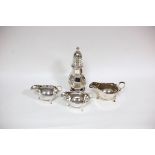 An Edwardian silver sugar caster, Goldsmiths & Silversmiths Co.