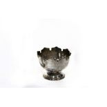 An Edwardian silver rose bowl, Elkington & Co.