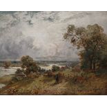 English School Circa 1900/Landscape/indistinctly signed/oil on canvas, 37.5cm x 47.