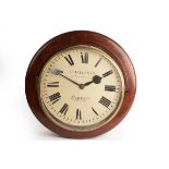 A Victorian mahogany kitchen dial, P Heitzman, 55 Commercial St, Newport,