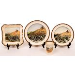 A quantity of Copeland & Sons ceramics of hunting interest after Lionel Edwards,