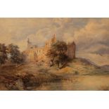 Thomas Miles Richardson/Linlithgow Palace/signed and dated 11 June 1852/watercolour,