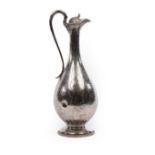 A Victorian silver claret jug, George John Richards & Edward Charles Brown, London 1863,
