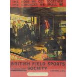 After Graham Smith/British Field Sports Society poster/colour print, 55cm x 40.