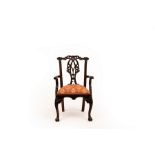 A child's 18th Century style splat back dining chair/see illustration