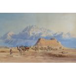 General Walter Fane (1828-1885)/Hill Forts, Queta/Tombs at Bagh/dated 1878/watercolours, 31cm x 46.