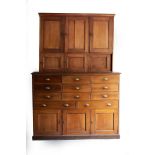 A Victorian mahogany housekeepers cabinet,