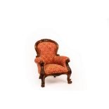 A child's upholstered armchair/see illustration