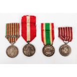 Various foreign medals comprising; Italy,
