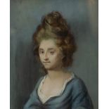 Manner of Hugh Douglas Hamilton/Portrait of Louisa/daughter of Richard 3rd Viscount