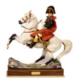 A Royal Worcester equestrian figure of Napoleon, modelled by Bernard Winskill,