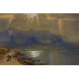 Robert Elwes of Congham (1819-1878)/Loch Inagh/signed and dated 1871/watercolour on paper,