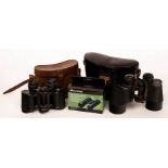 A pair of Zeiss binoculars, 10 x 50, with case,