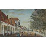 Thomas Loggon (1706-1780)/The Pantiles, Tunbridge Wells/gouache, 21.